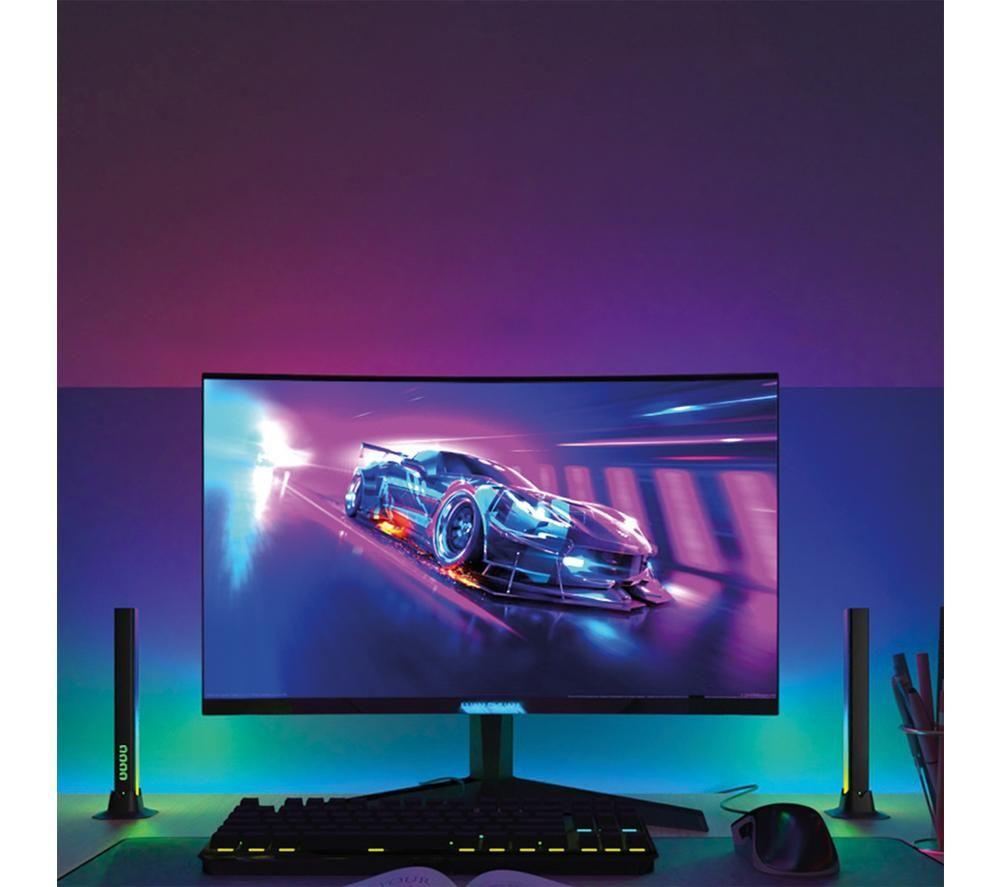 GLOBAL GIZMOS Interactive Desktop Light Bar - Twin Pack image number 2 of 3