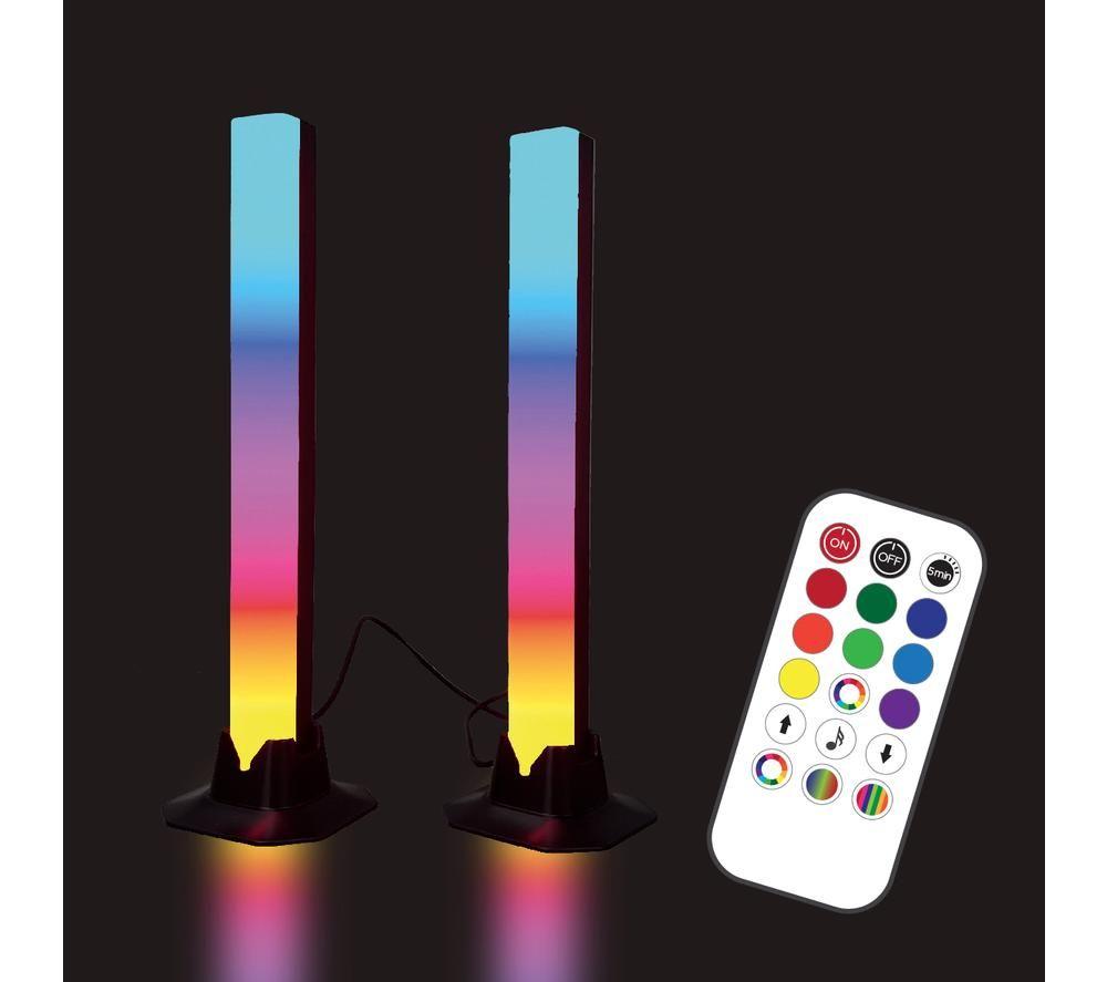 GLOBAL GIZMOS Interactive Desktop Light Bar - Twin Pack image number 3 of 3