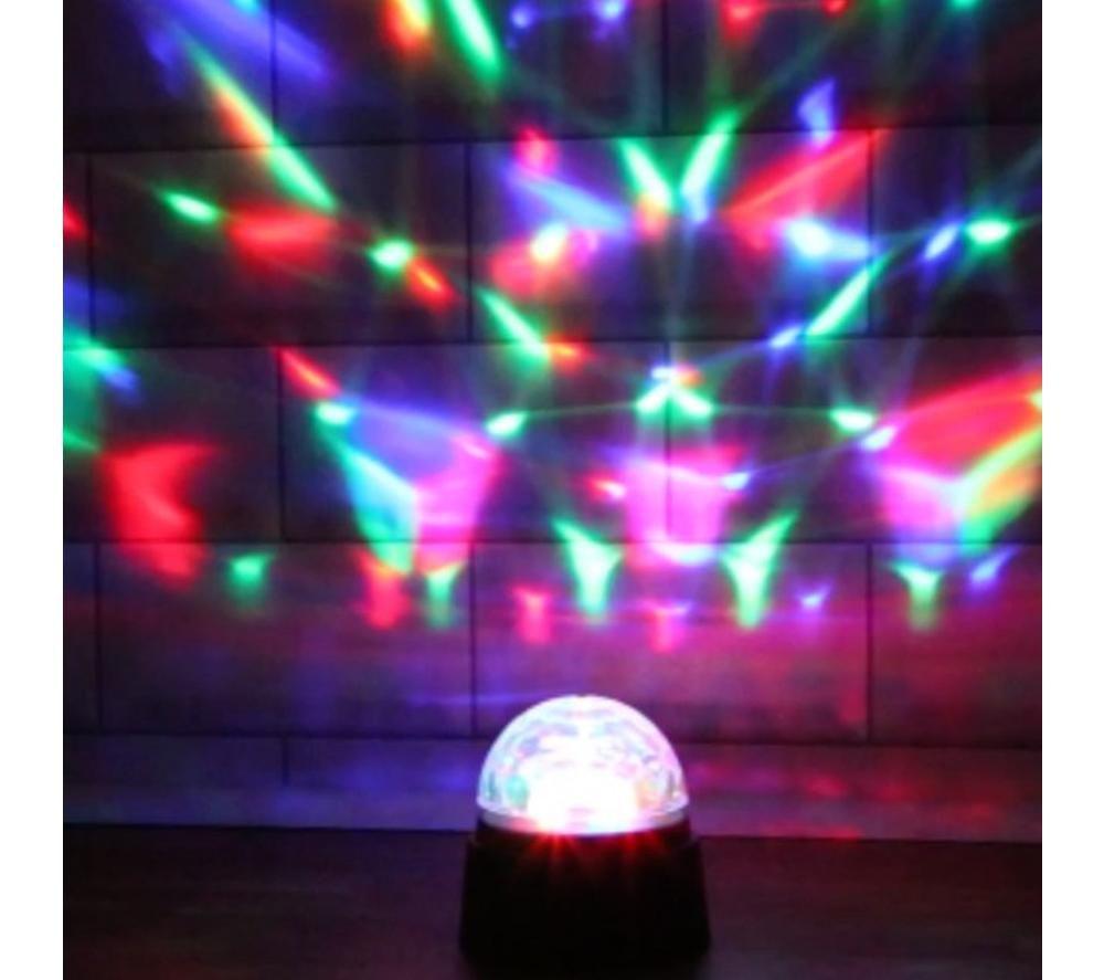 GLOBAL GIZMOS 45390 Crystal Starball Disco Light - Black image number 2 of 4
