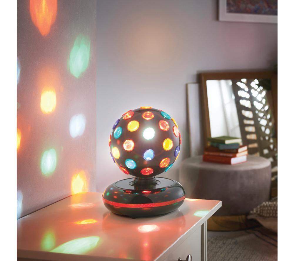 GLOBAL GIZMOS 45830 6" LED Disco Ball - Black image number 5 of 5