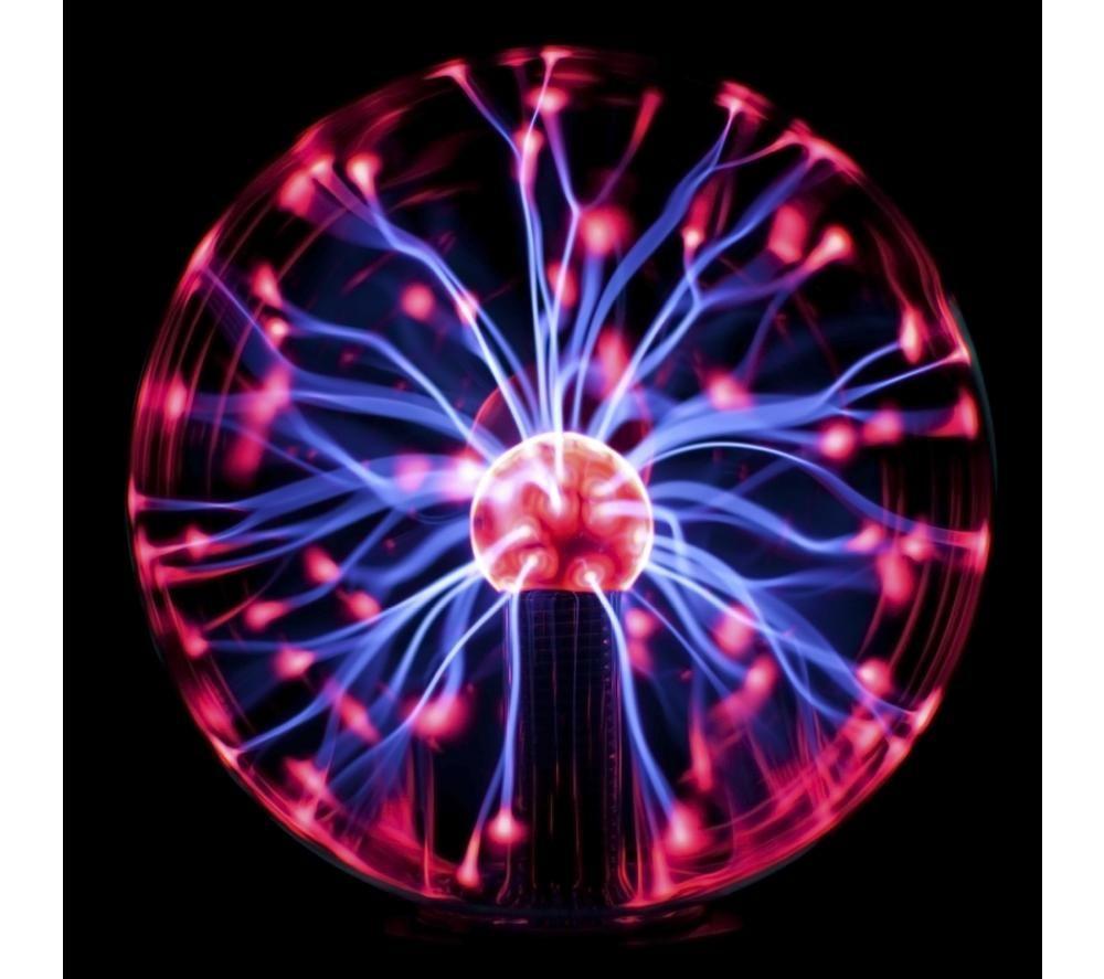 GLOBAL GIZMOS 48980 8" Magic Plasma Ball - Black image number 2 of 4