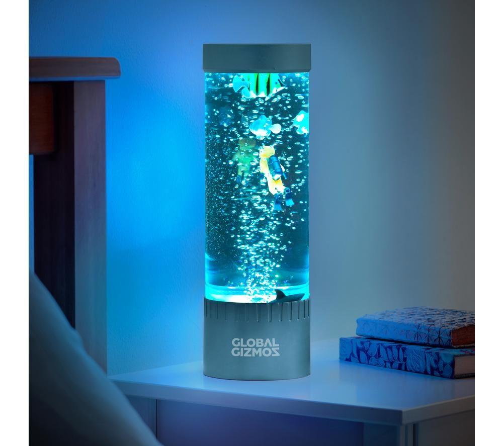 GLOBAL GIZMOS Scuba Diver Bubble Lamp - Metallic Blue image number 3 of 8