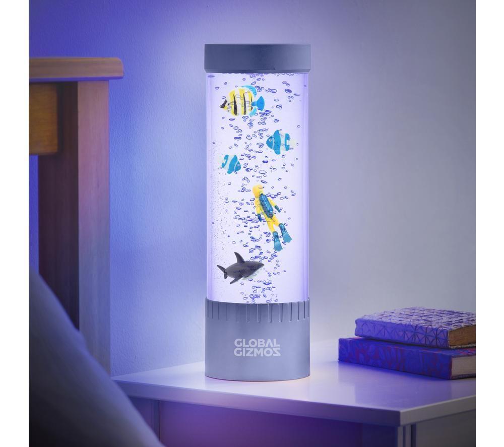 GLOBAL GIZMOS Scuba Diver Bubble Lamp - Metallic Blue image number 4 of 8