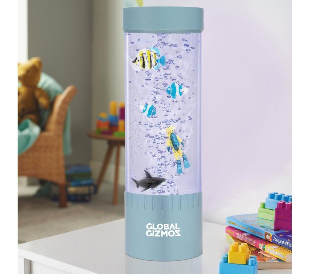 GLOBAL GIZMOS Scuba Diver Bubble Lamp - Metallic Blue image number 8 of 8