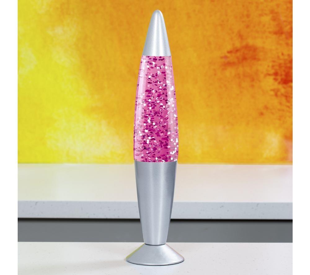GLOBAL GIZMOS 48620 16" Glitter Lamp - Pink image number 4 of 5