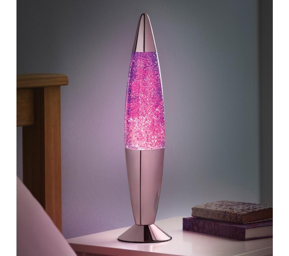 GLOBAL GIZMOS 48679 16" Glitter Lamp - Purple image number 2 of 4