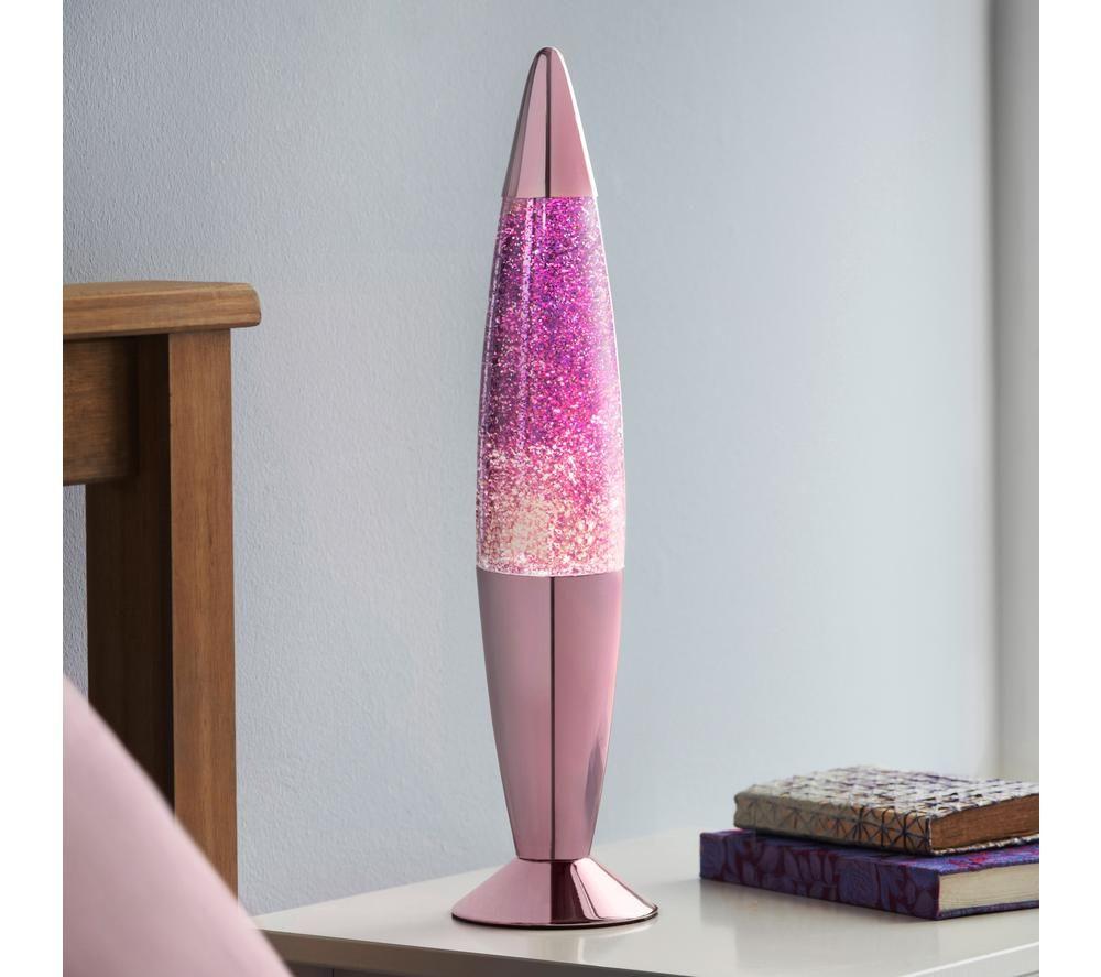 GLOBAL GIZMOS 48679 16" Glitter Lamp - Purple image number 3 of 4