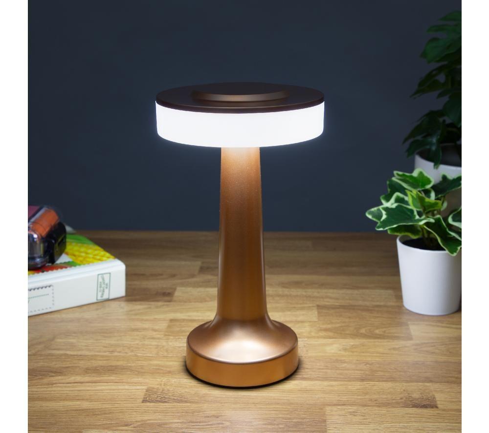 GLOBAL GIZMOS 66339 LED Table Lamp - Brass image number 2 of 4
