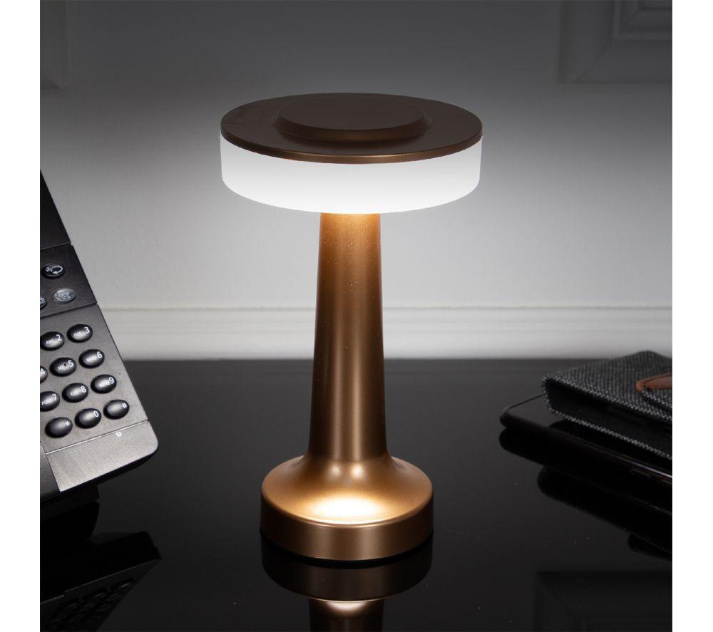 GLOBAL GIZMOS 66339 LED Table Lamp - Brass image number 3 of 4