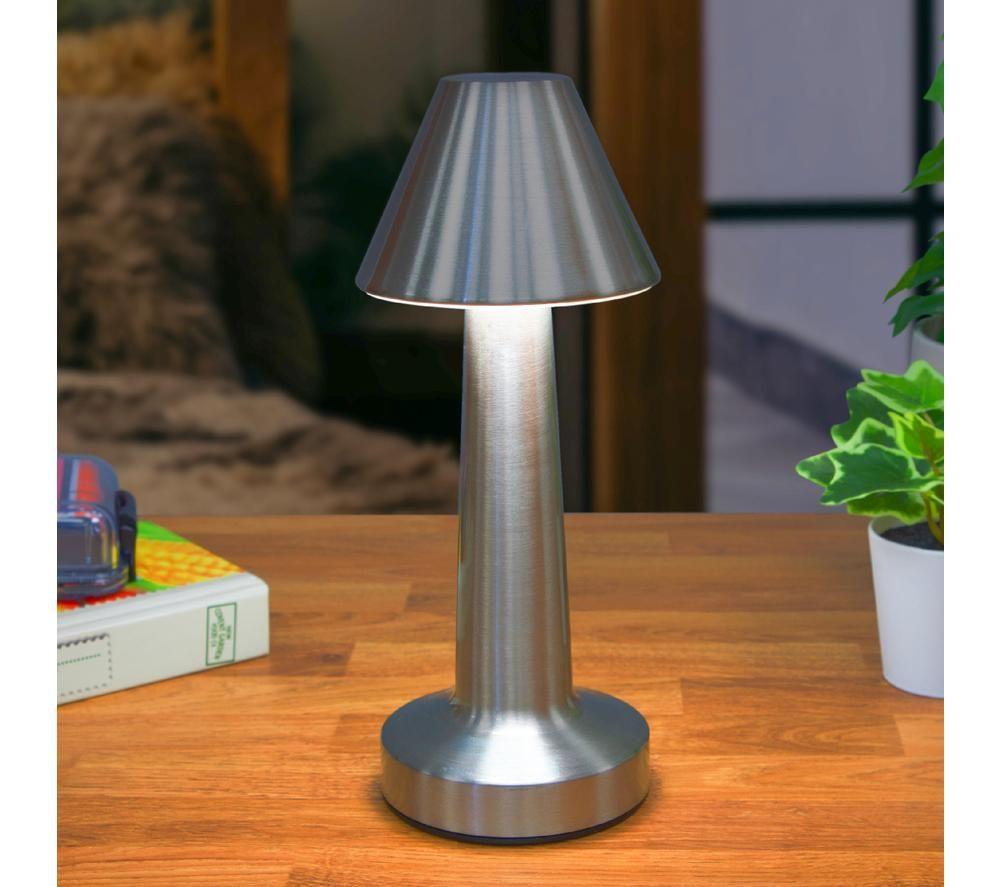 GLOBAL GIZMOS 66369 Rechargeable LED Table Lamp - Brass Effect image number 4 of 4