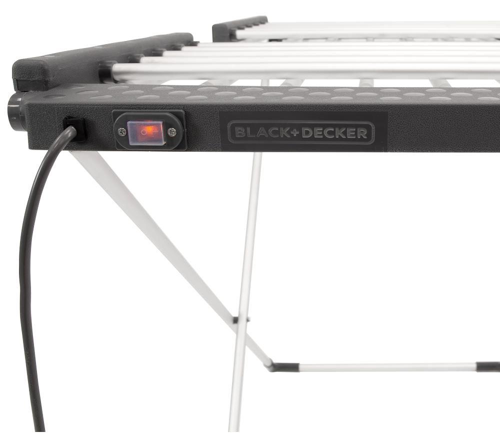 BLACK + DECKER 63159 Winged Heated Clothes Airer image number 3 of 8