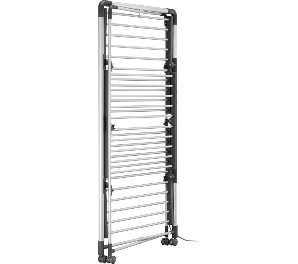 BLACK + DECKER 63091 3-Tier Heated Clothes Airer with Cover & Wheels image number 7 of 9