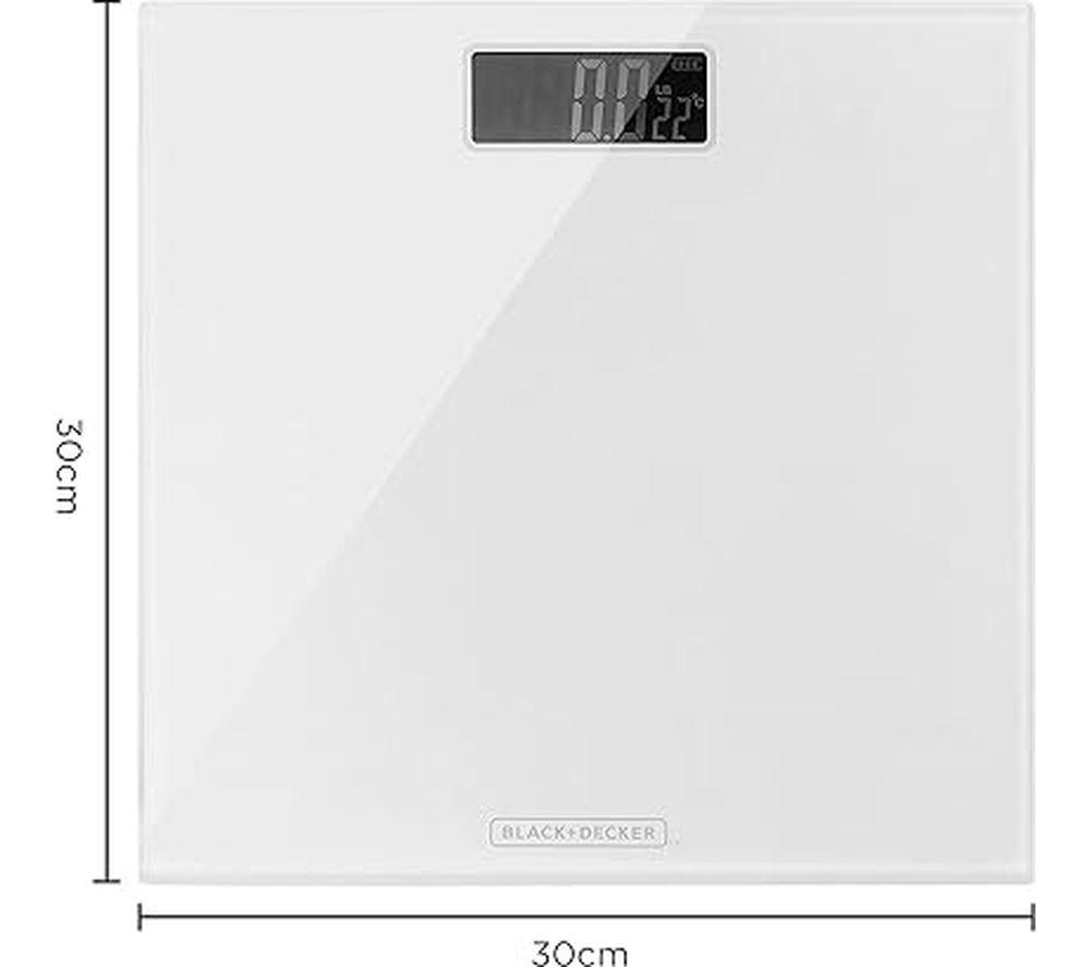 BLACK + DECKER 61199 Digital Bathroom Scale - White image number 3 of 3