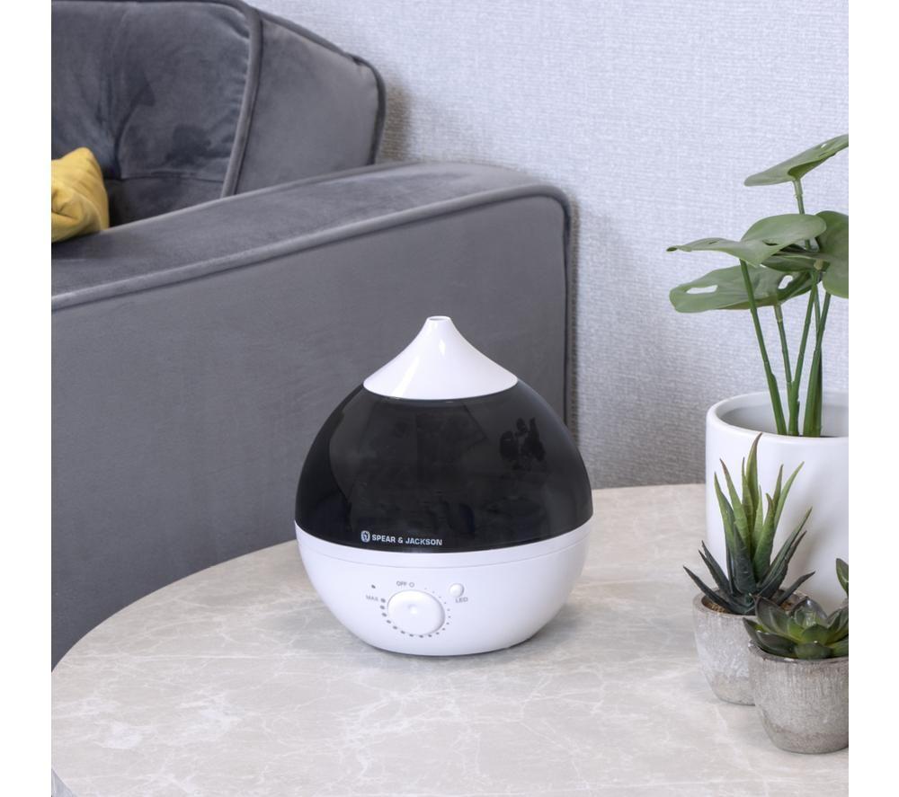 SPEAR & JACKSON Portable Aroma Diffuser & Humidifier - White image number 3 of 3