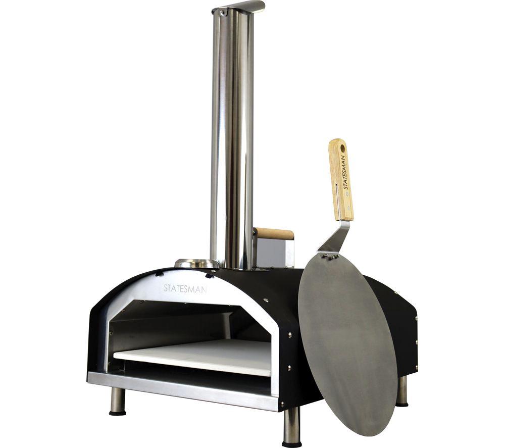 STATESMAN SKPO0W13SS Wood Pellet Pizza Oven - Black & Silver image number 8 of 13