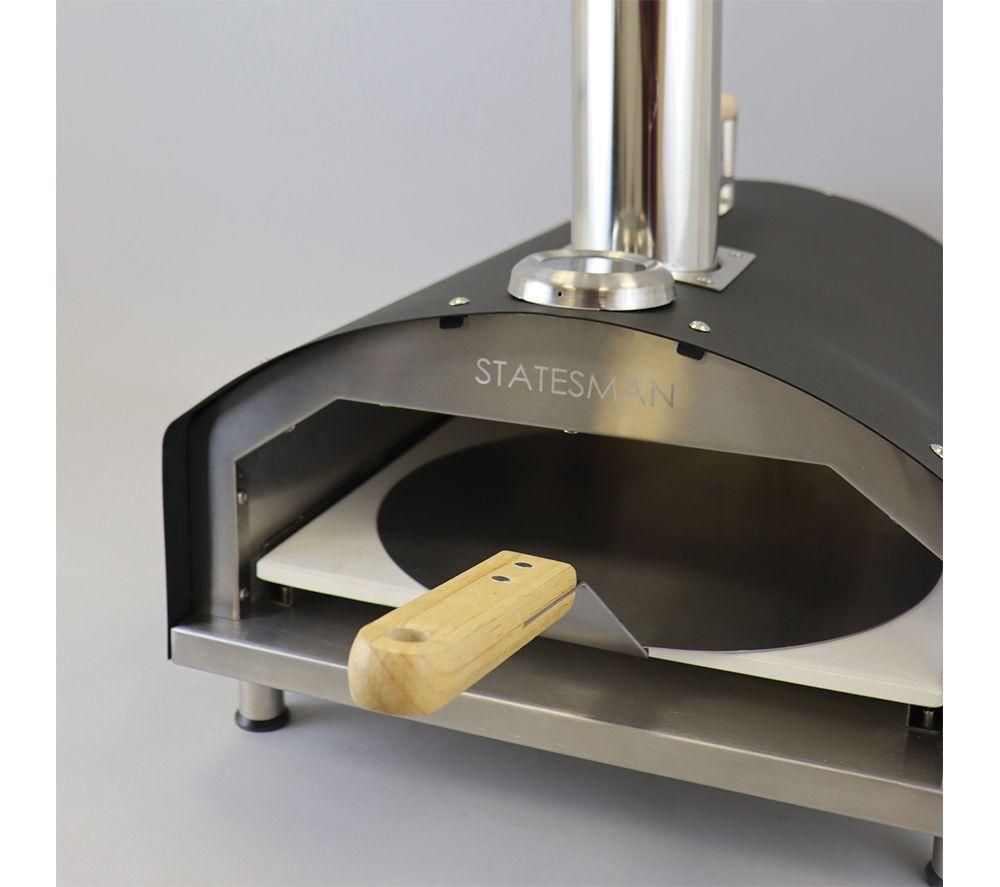 STATESMAN SKPO0W13SS Wood Pellet Pizza Oven - Black & Silver image number 12 of 13