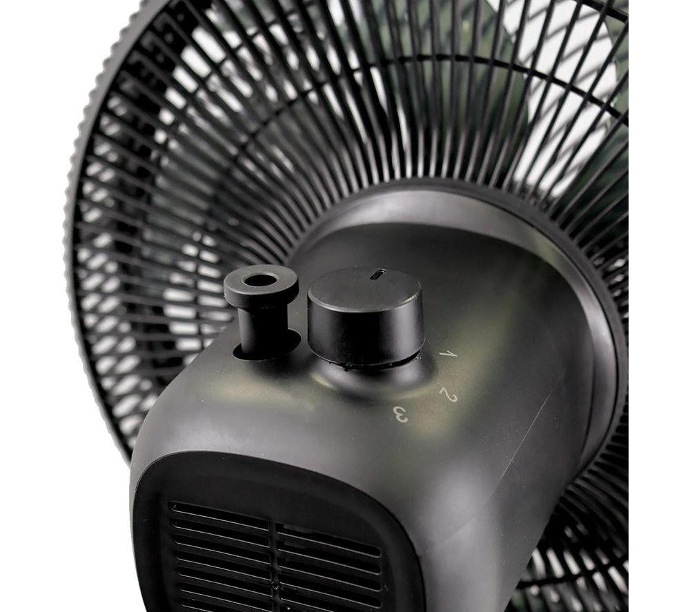 IGENIX IGFP012B 12" Pedestal Fan - Black image number 2 of 5