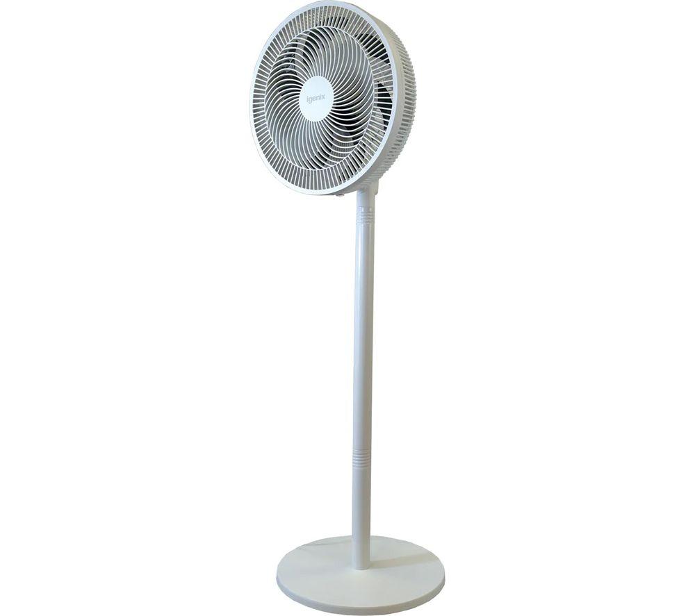 IGENIX IGFP012W 12" Pedestal Fan - White image number 2 of 4