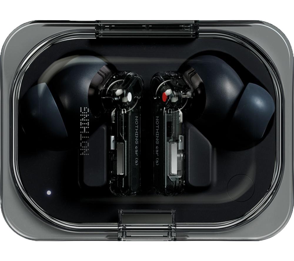 NOTHING Ear (a) Wireless Bluetooth Noise-Cancelling Earbuds - Black image number 2 of 7