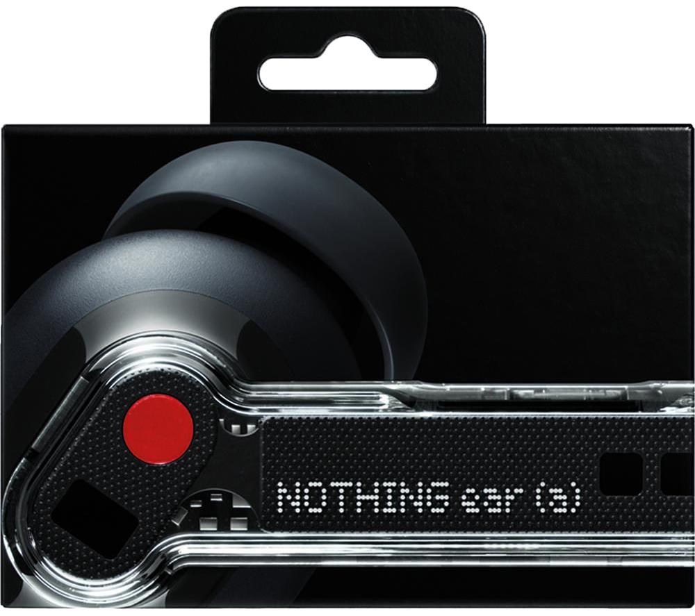 NOTHING Ear (a) Wireless Bluetooth Noise-Cancelling Earbuds - Black image number 6 of 7