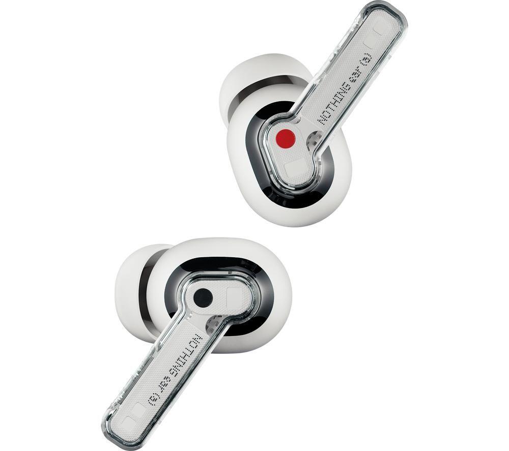 NOTHING Ear (a) Wireless Bluetooth Noise-Cancelling Earbuds - White image number 2 of 10
