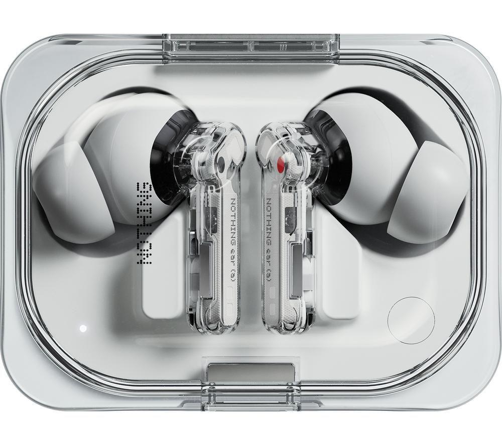 NOTHING Ear (a) Wireless Bluetooth Noise-Cancelling Earbuds - White image number 4 of 10