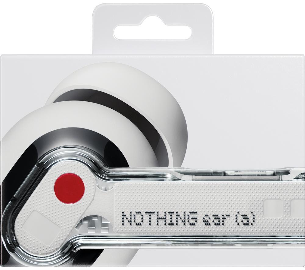 NOTHING Ear (a) Wireless Bluetooth Noise-Cancelling Earbuds - White image number 9 of 10