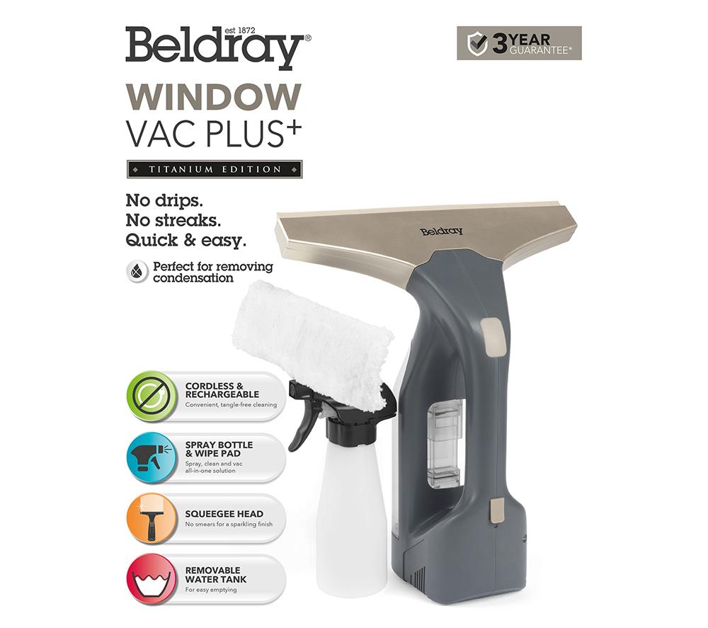 BELDRAY BEL01985 Window Vacuum Cleaner - Titanium image number 2 of 7