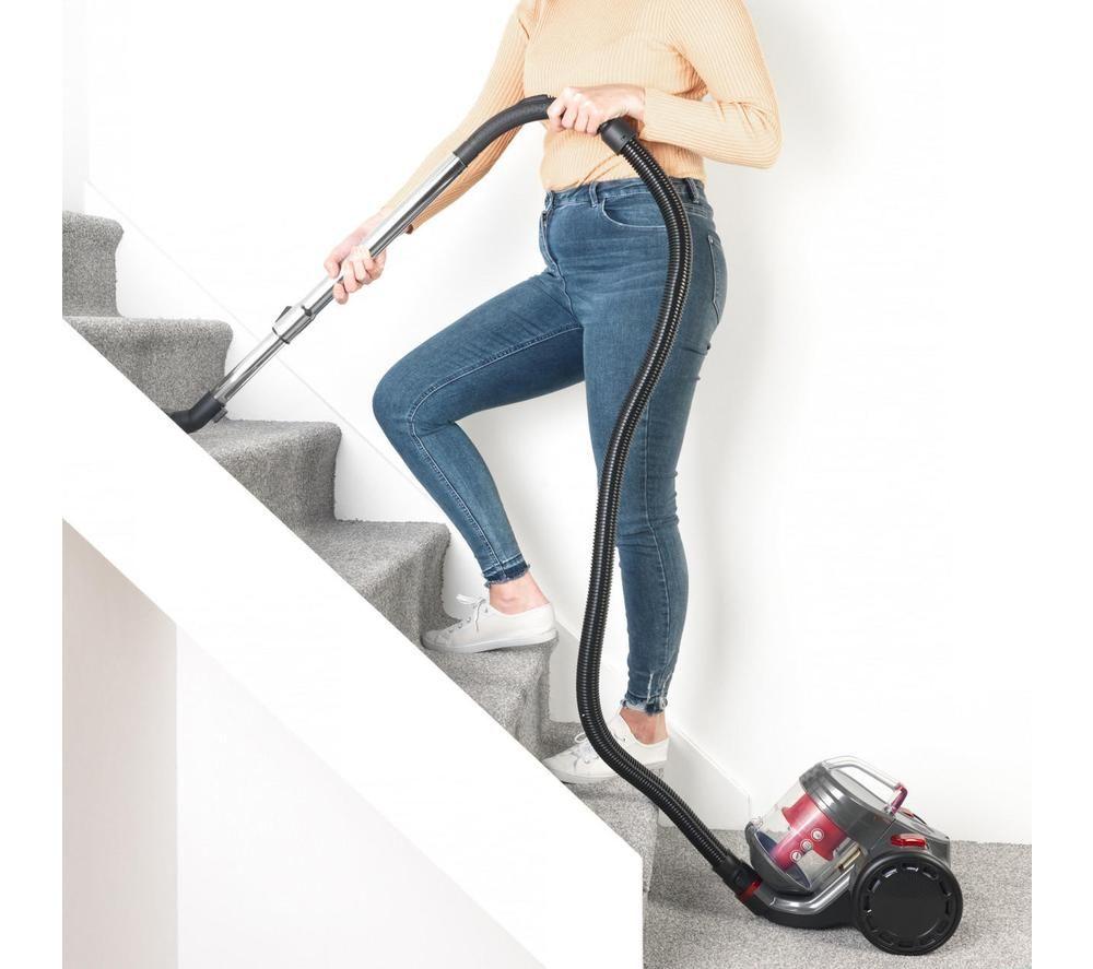 BELDRAY Compact Vac Lite BEL0700 Cylinder Bagless Vacuum Cleaner - Red image number 6 of 9