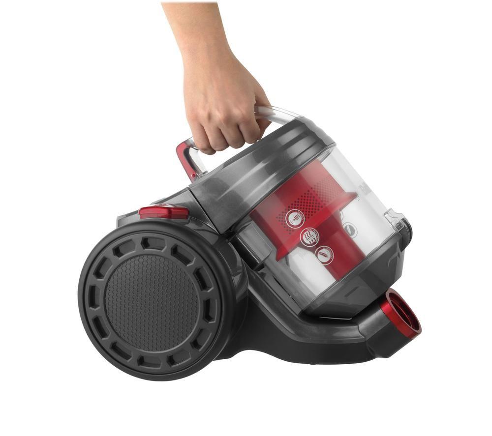 BELDRAY Compact Vac Lite BEL0700 Cylinder Bagless Vacuum Cleaner - Red image number 8 of 9