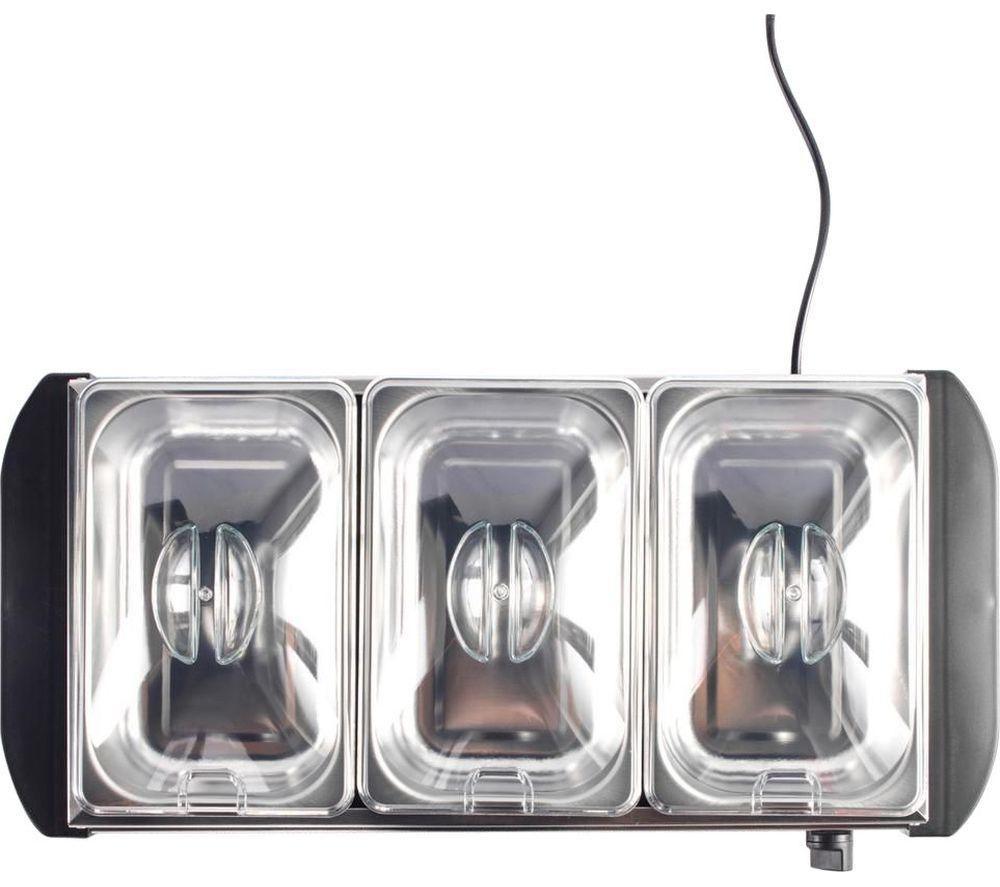 PROGRESS EK3664P Electric Warming Plate & Buffet Server - Silver image number 2 of 7