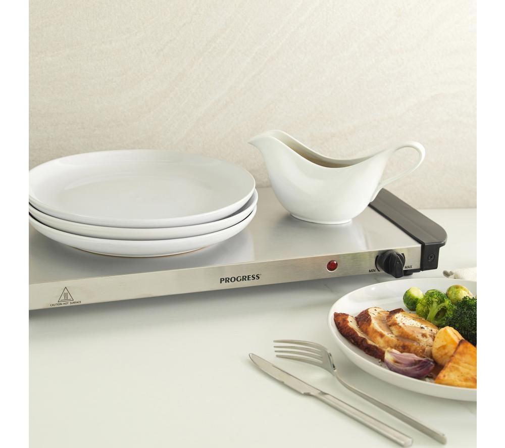 PROGRESS EK3664P Electric Warming Plate & Buffet Server - Silver image number 7 of 7