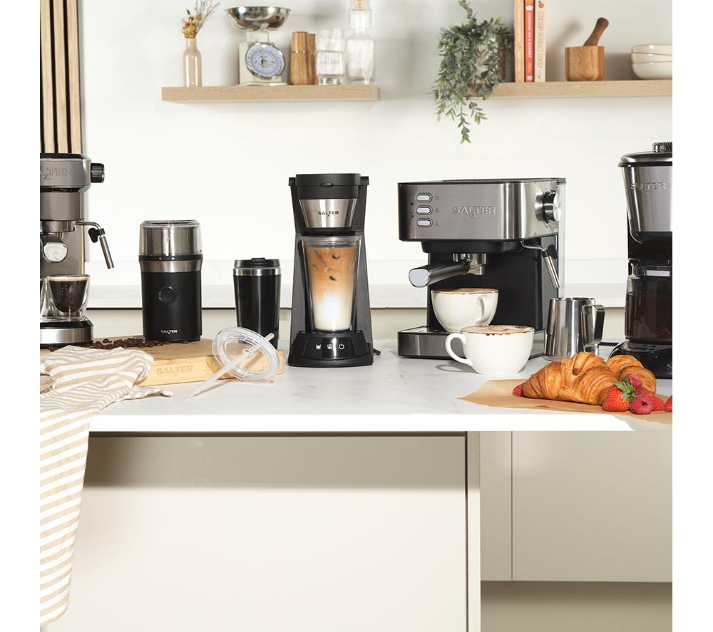 SALTER EK6137 Coffee Machine - Black & Silver image number 2 of 6