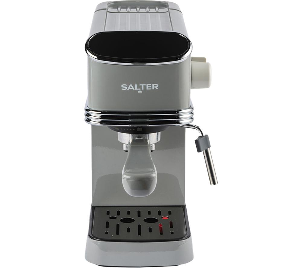 SALTER EK6185GRY Coffee Machine - Grey, Silver/Grey