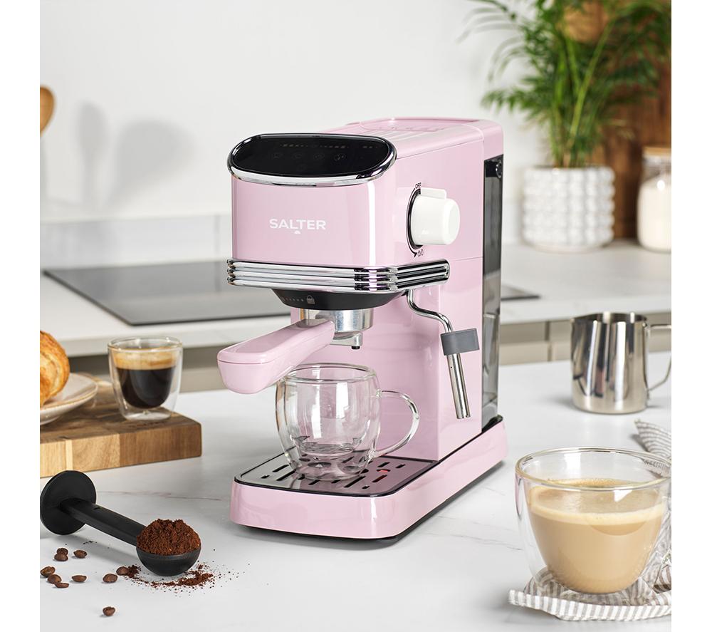 Buy SALTER EK6185 Coffee Machine Pink Currys