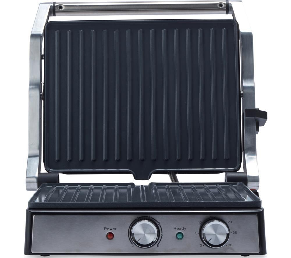Salter Large Electric Health Grill – Ceramic Plates Open Flat (Damaged - Image 4