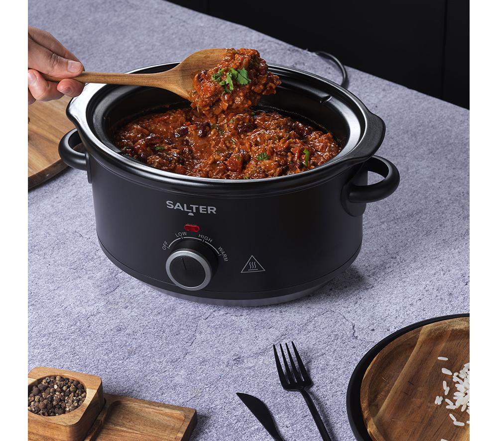 SALTER Kuro Slow Cooker - Black image number 3 of 6