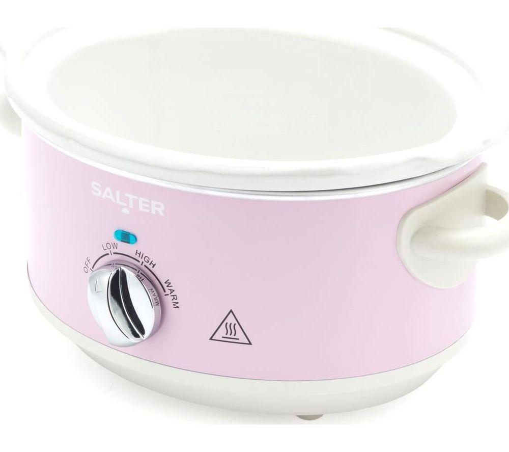 SALTER Retro EK6249PNK Slow Cooker - Pink image number 4 of 6
