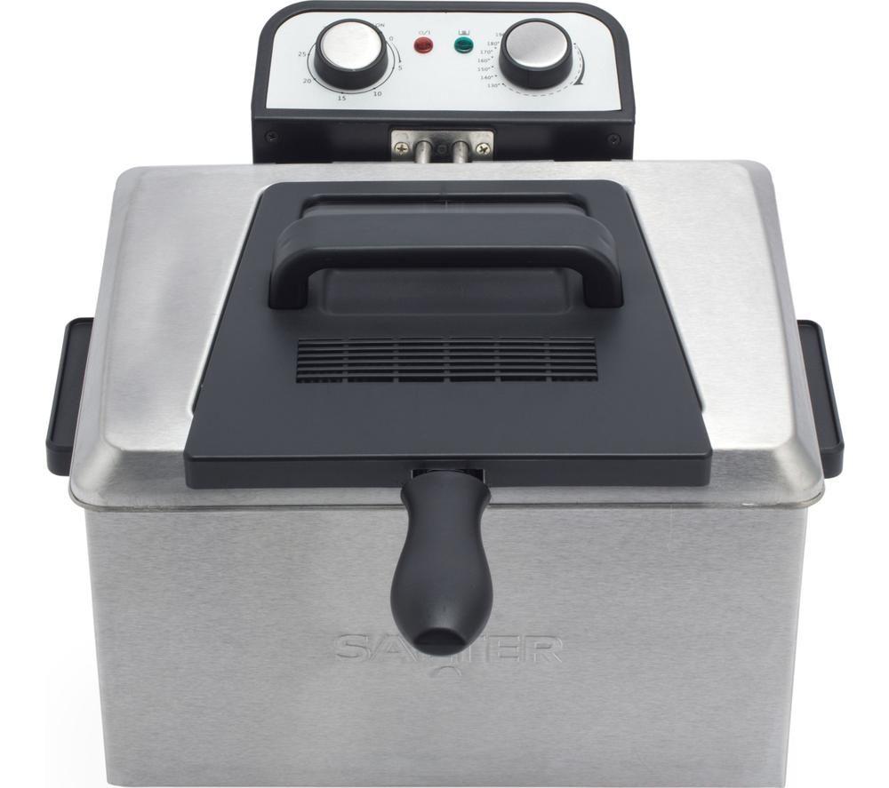 SALTER EK6266 Deep Fryer - Silver, Silver/Grey