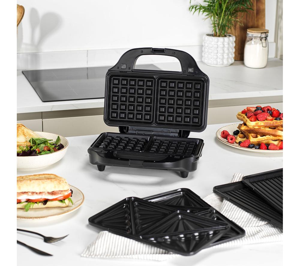 Buy SALTER EK6341MBLK 3 in 1 Snack Maker Black Currys