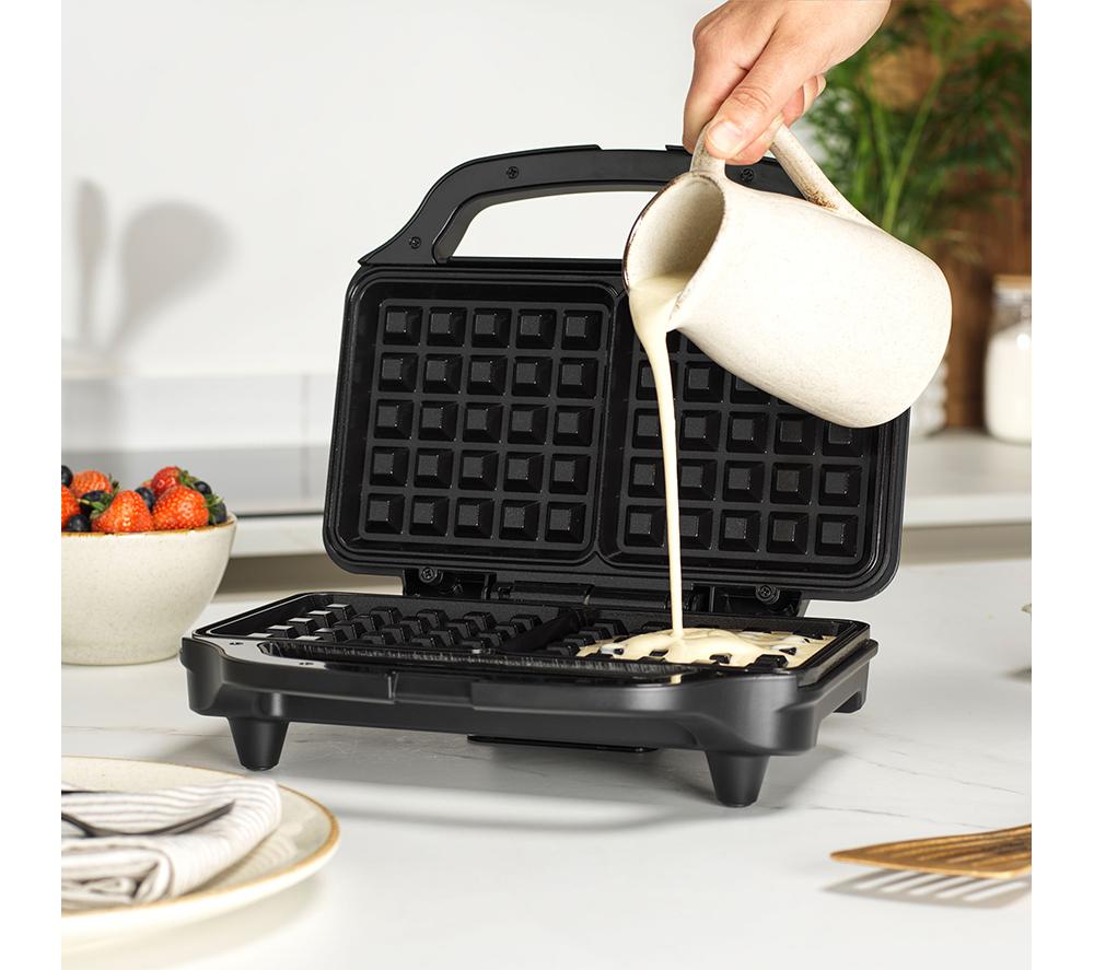 SALTER Kuro XL Waffle Maker - Black image number 3 of 6