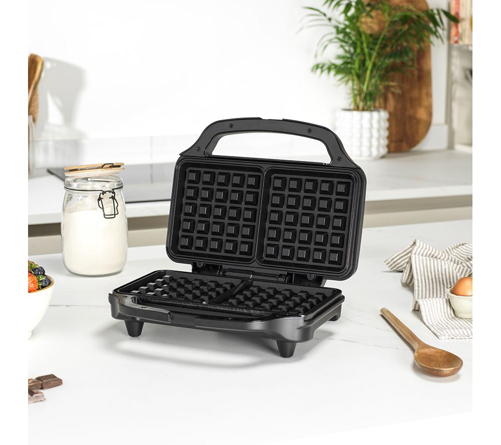 SALTER Kuro XL Waffle Maker - Black image number 5 of 6