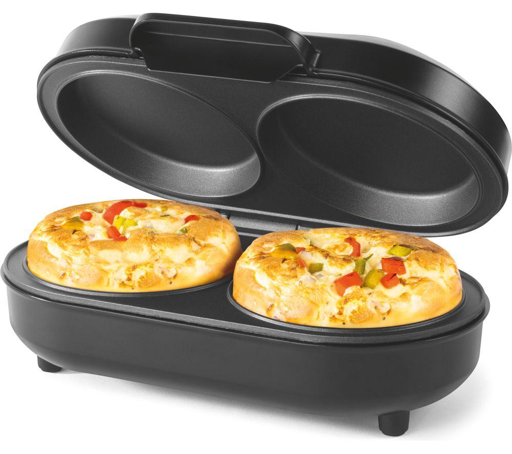 SALTER Kuro XL EK6350MBLK Duo Omelette Maker - Black image number 2 of 6