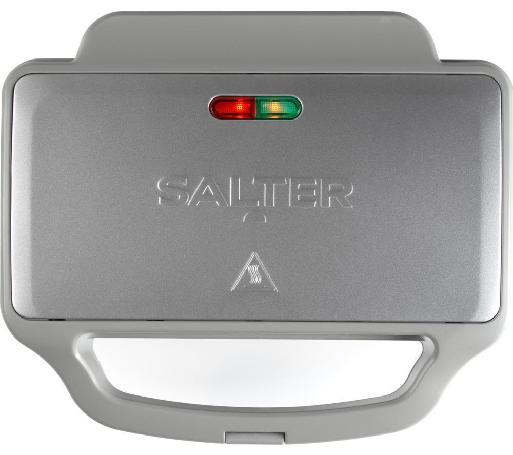 Salter Aspen Ek6344mms Sandwich Toaster - Silver
