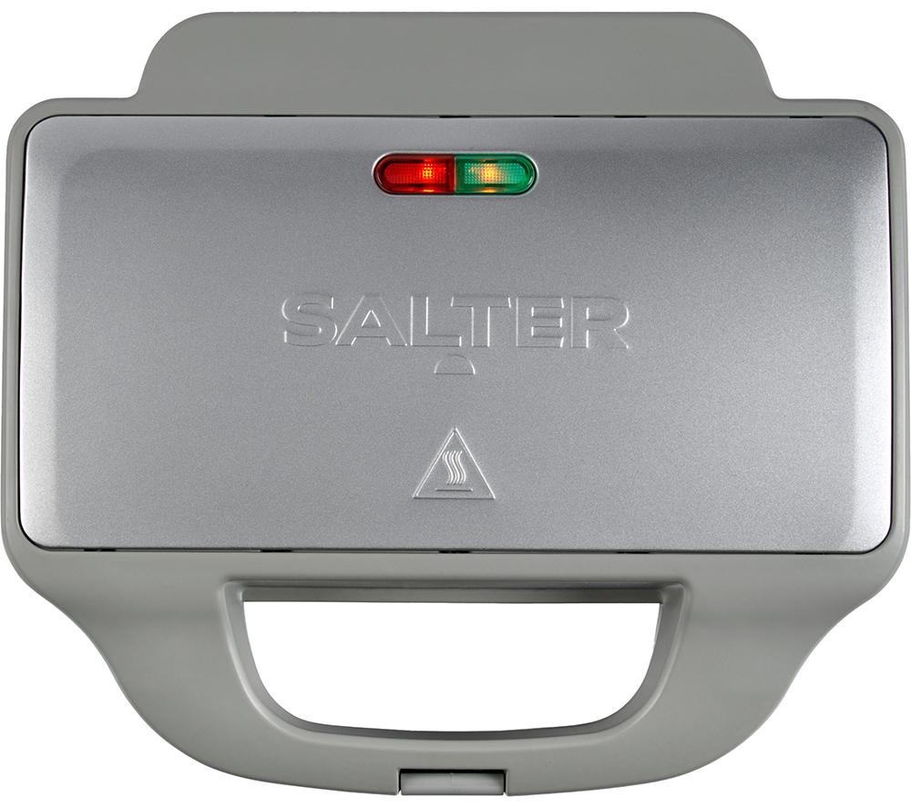 SALTER Aspen EK6344MMS Sandwich Toaster - Silver image number 6 of 6