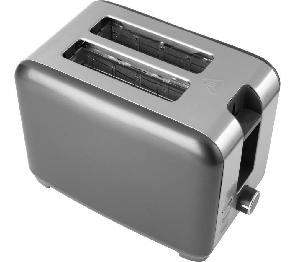 SALTER Cosmos EK4536 2-Slice Toaster - Grey image number 3 of 9