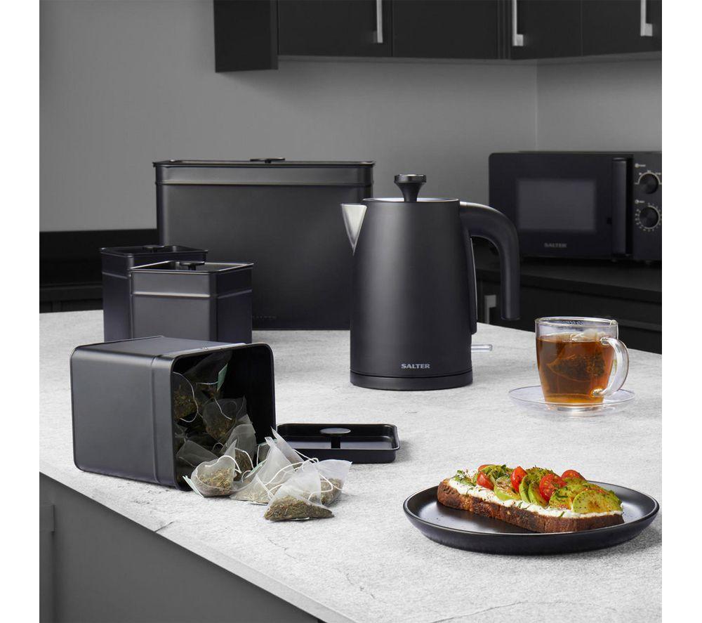 Buy SALTER COMBO 8824 Kuro Jug Kettle 4 Slice Toaster Bundle Black Currys