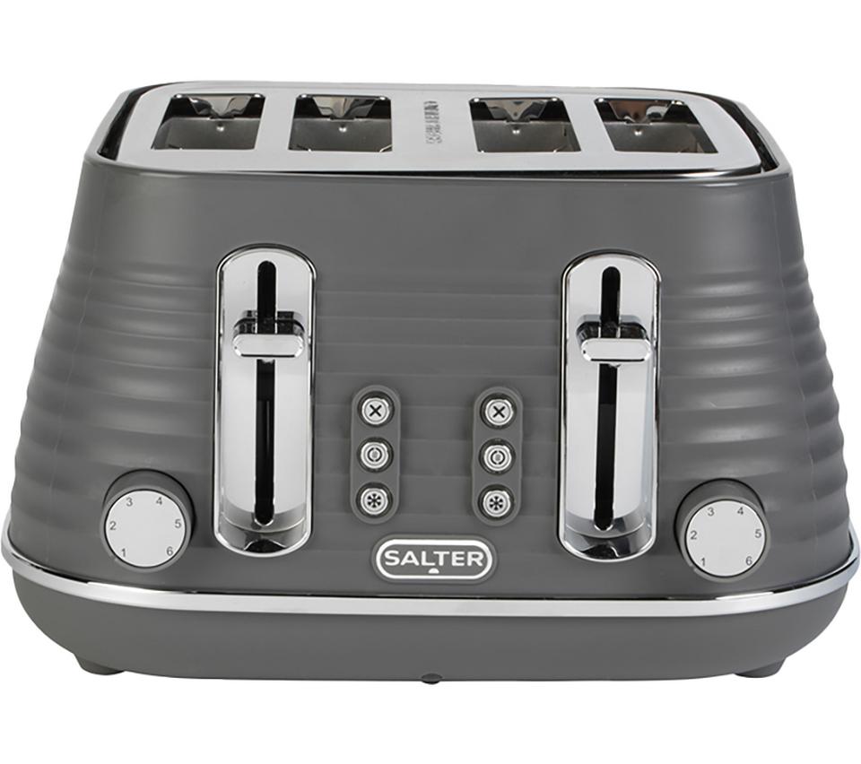 SALTER EK5743GRY 4-Slice Toaster - Grey