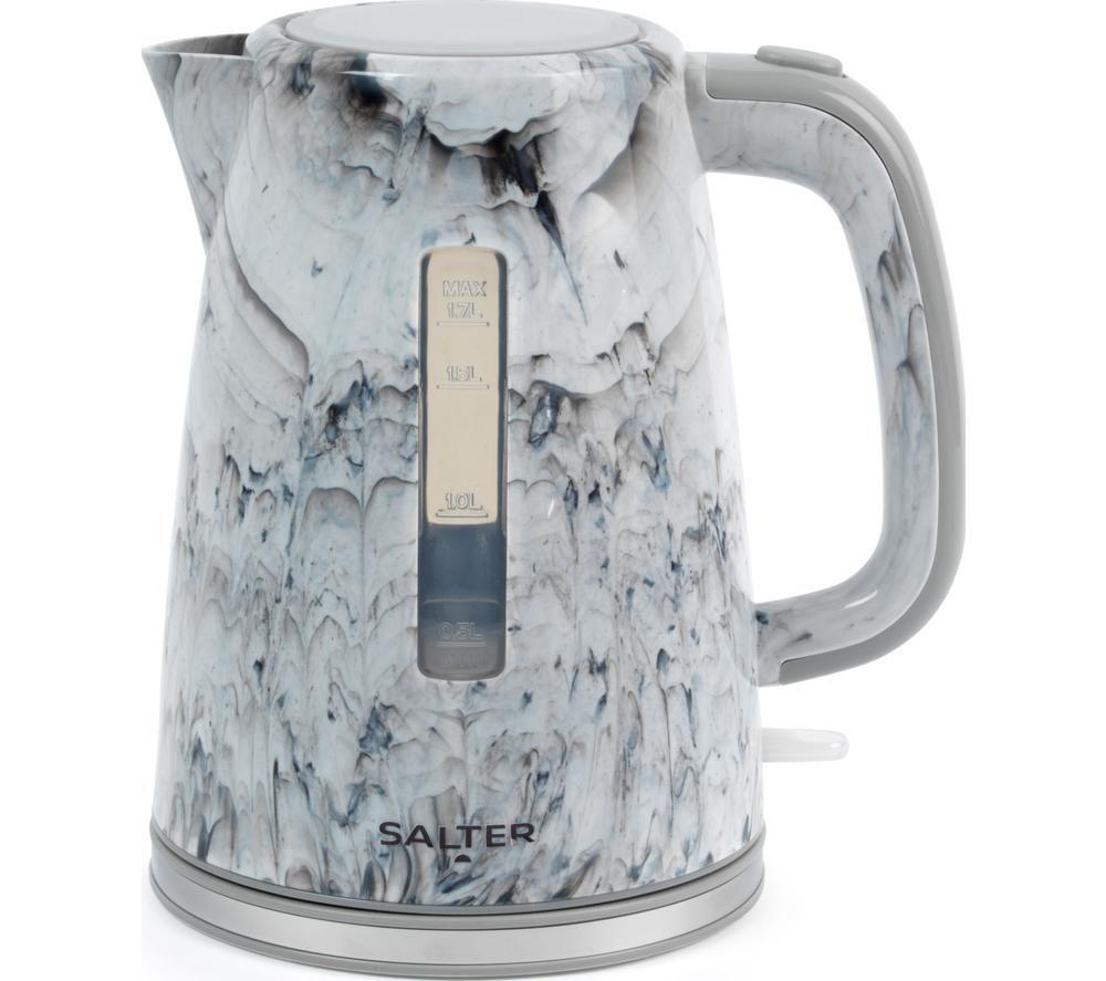 Salter Marble Ek5831wma Electric Kettle - White, White