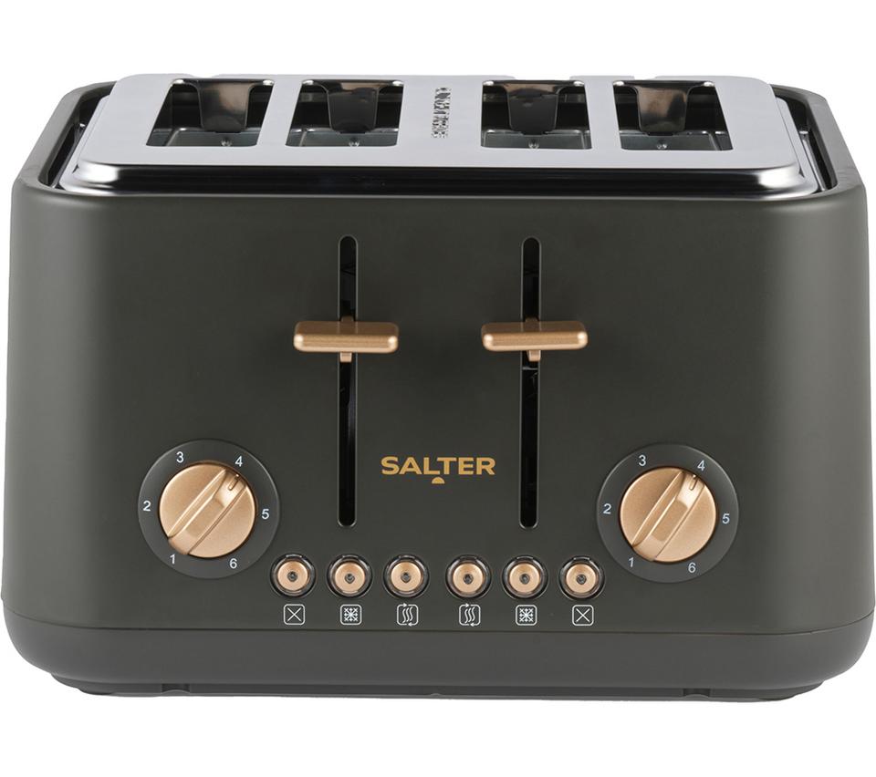 SALTER Pebble EK5823CB 4-Slice Toaster - Charcoal